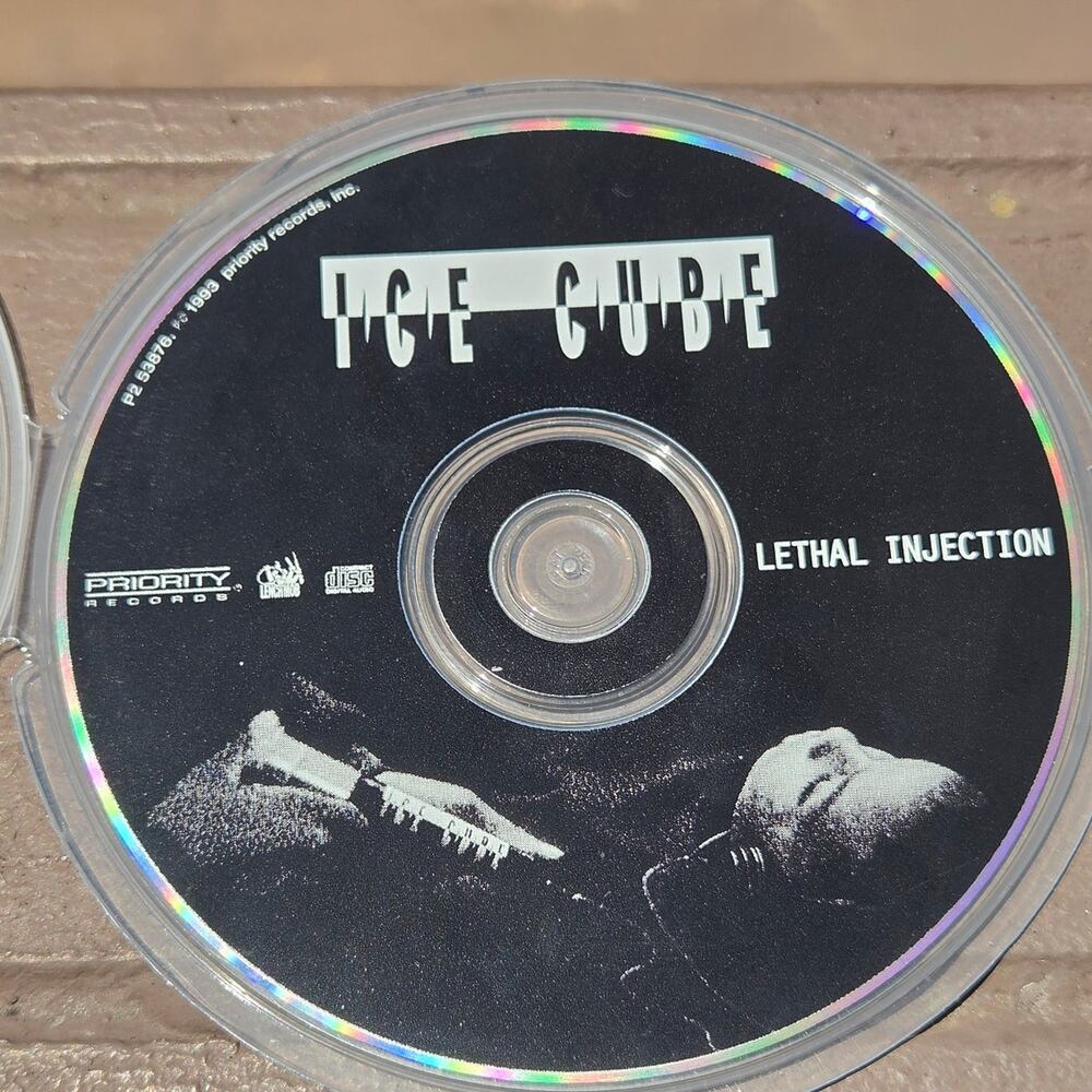Vtg 1993 Ice Cube LETHAL INJECTION CD RAP HIP HOP